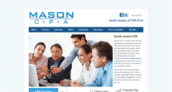 Desktop Screenshot of masoncpa.com