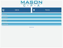 Tablet Screenshot of masoncpa.com